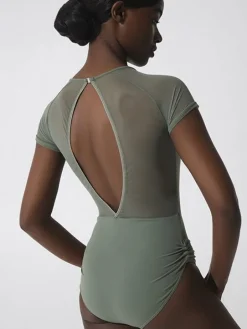 Grishko dragt i olivengrøn med mesh detaljer