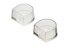 Hælbeskyttere til dansesko i klar plast WK 60