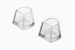 Hælbeskyttere til dansesko i klar plast AK-60