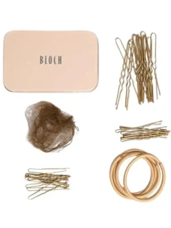 Hårkit lysbrun i metalkasse fra BLOCH