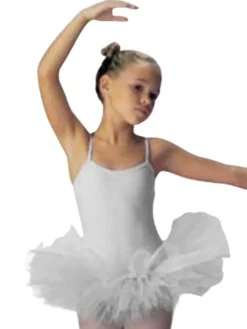 Hvid tutudragt Seré med 4 lag tyl