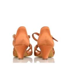 International dansesko Natasha dark tan satin junior