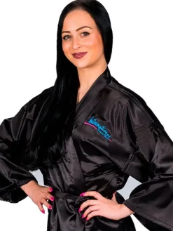 International sort kimono til dans - voksen