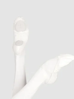 Kanvas hvid softballetsko/springsko Wear Moi