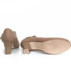 Karakter dansesko i beige blødt skind