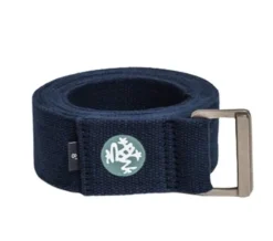 Lang bæltestrop blå til yoga Manduka