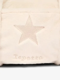 Lyserød plyspels taske fra Repetto