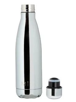 Miin drikkeflaske 500ml - blank sølv look