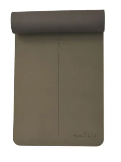 Moonchild let TPE active yogamåtte for begyndere - olive
