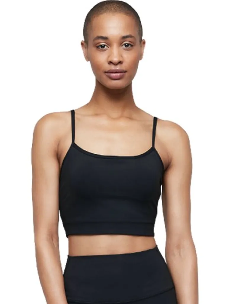 Moonchild sort blød top med puder lunar luxe