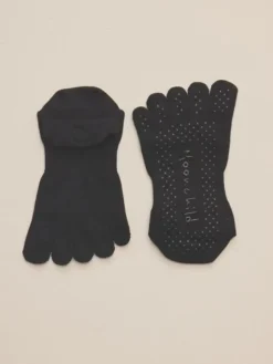 Moonchild sorte toe socks til yoga