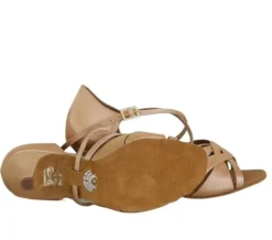 Peach satin latinsko Mia International dansesko