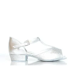 Pige dansesko sølv glimmer Freed of London