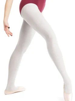 Pridance ballet trikot hvid microfiber - 3 PAR DKK 160