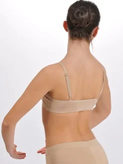 Pridance hudfarvet top til piger