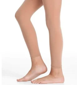 Pridance lys brun tights uden fødder - 3 PAR DKK 250