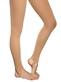 Pridance lys brun tights m. strop - 3 PAR DKK 220