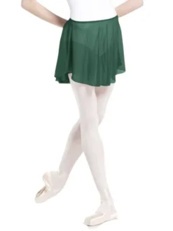 Pull-on skørt i mørkegrøn til børn fra WearMoi