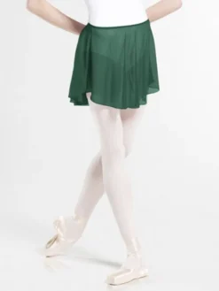 Pull-on skørt i mørkegrøn til børn fra WearMoi