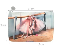 Pung med balletprint - stor