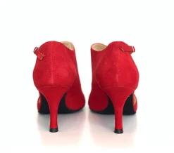 Rød dansesko Nueva Epoca Linea 7 cm hæl