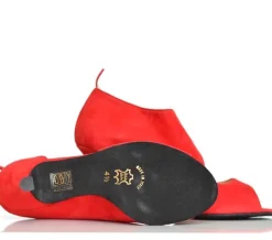 Rød dansesko Nueva Epoca Linea 7 cm hæl