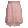 Rosa pull on mesh skørt fra Mara Dancewear