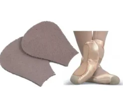 Ruskind til snuden på tåspids sko