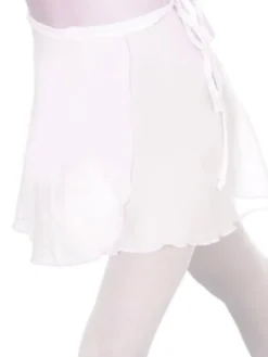 Seré hvid chiffon slå om skirt piger