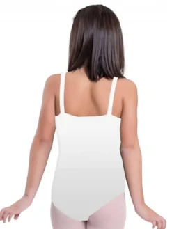 Seré hvid dragt m.stropper ballet/gymnastik