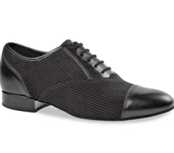 Smart dansesko til herrer med nålestriber