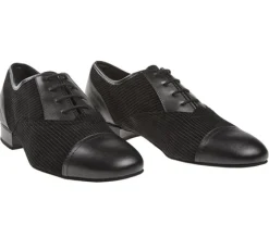 Smart dansesko til herrer med nålestriber