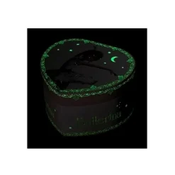 Smykkeskrin i hjerteform med Ballerina og musik