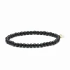 SOÏ armbånd 4mm - blackstone