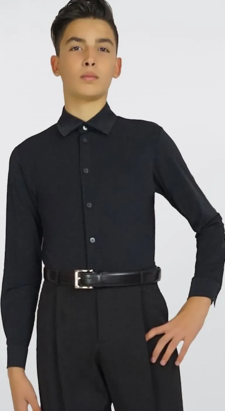 Sort body skjorte til herrer - Ready4dance