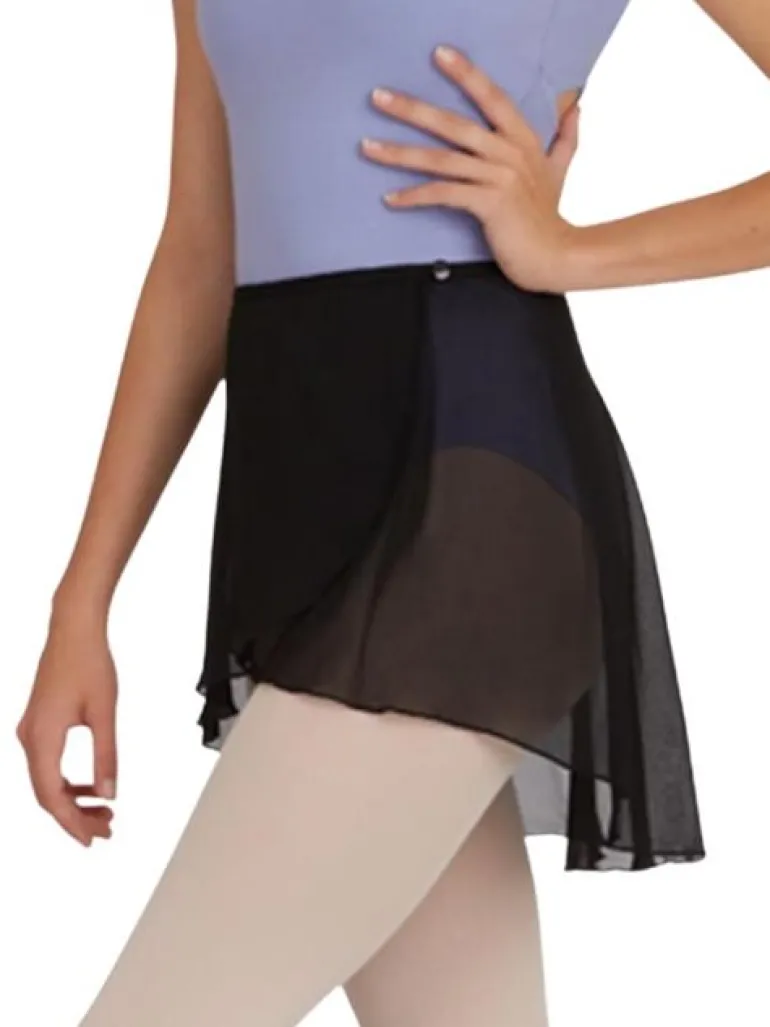 Sort chiffon skirt børn Capezio