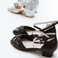 Sort dansesko Vera med lav hæl Werner Kern