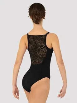 Sort dragt med smukke mesh detaljer Bloch