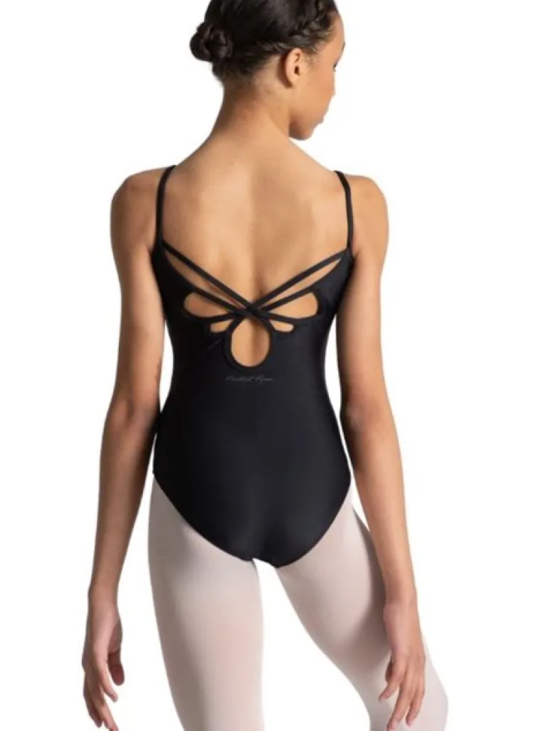 Sort dragt med strop design på ryggen fra BalletRosa