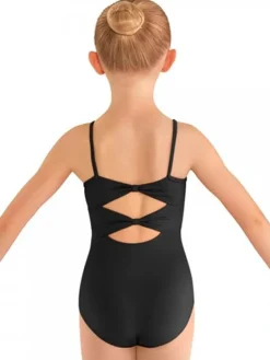 Sort dragt til piger m. stropper og flot ryg Bloch