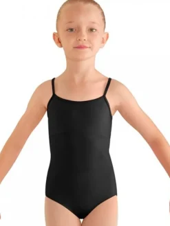 Sort dragt til piger m. stropper og flot ryg Bloch