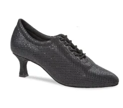 Sort glitter trænings dansesko vario pro hybrid