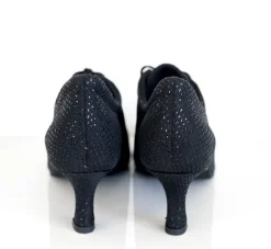 Sort glitter trænings dansesko vario pro hybrid