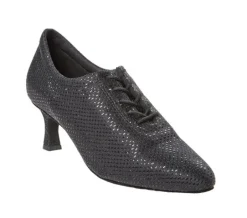 Sort glitter trænings dansesko vario pro hybrid