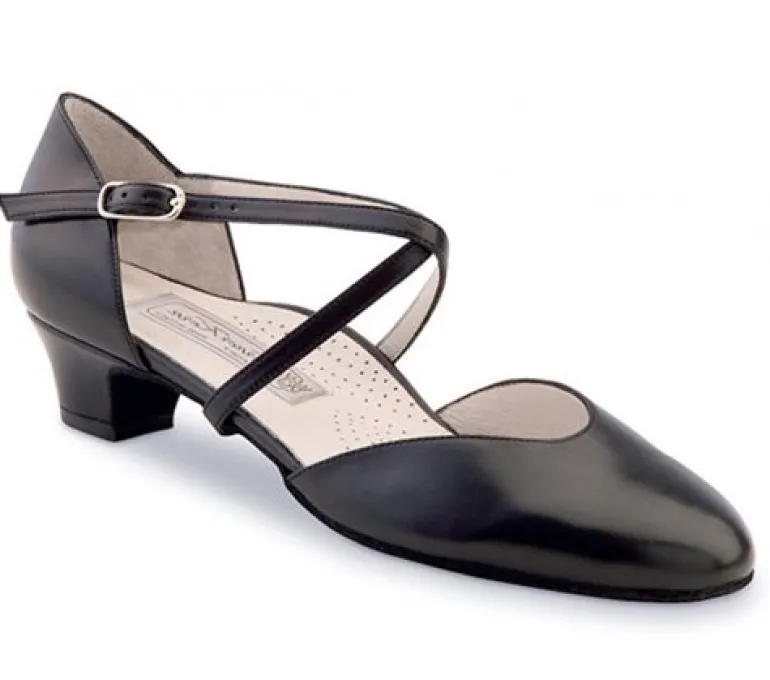 Sort lav Felice dame dansesko Werner Kern