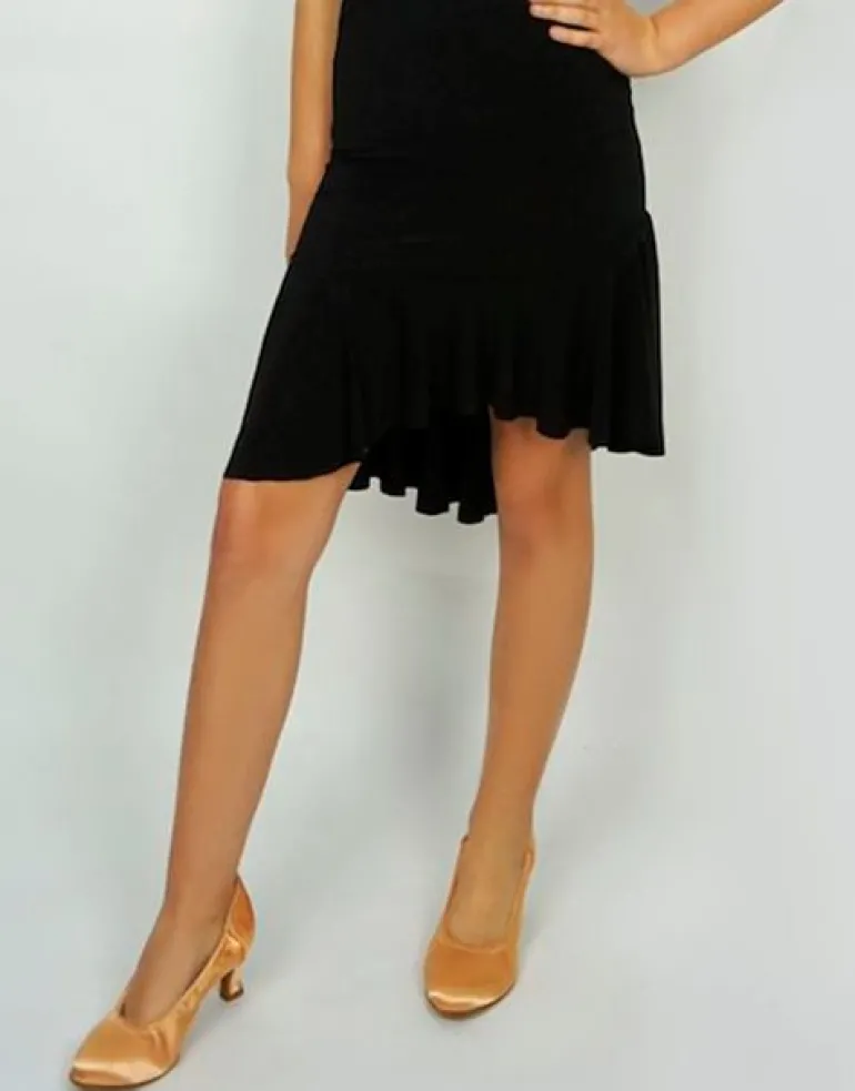 Sort nederdel til dans til piger - Ready4dance