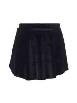 Sort pull on velour skørt fra Mara Dancewear