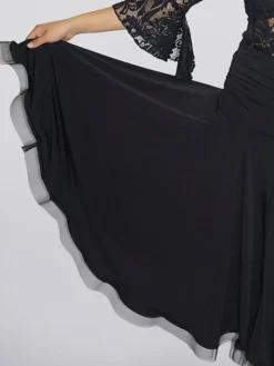 Sort standard nederdel til damer - Ready4dance