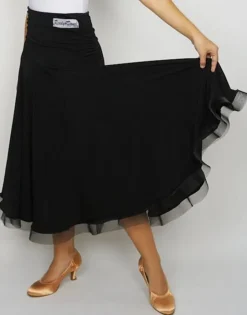 Sort standard nederdel til damer - Ready4dance