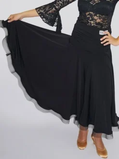 Sort standard nederdel til piger - Ready4dance